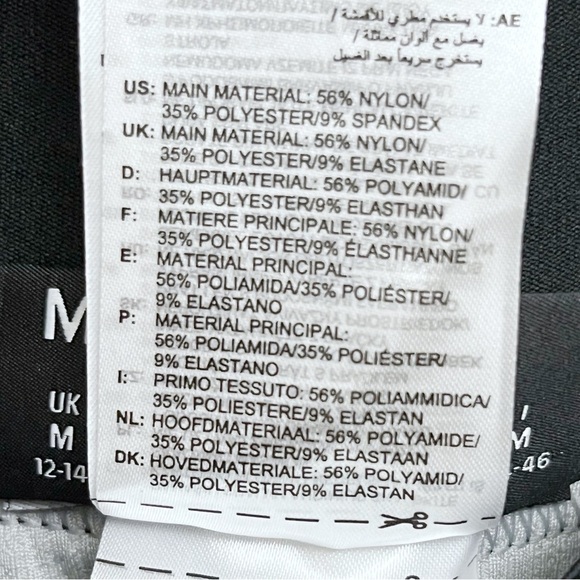 NEW Reebok Cardi B Thick Rib Tights GRAY HC5280 training pants Women’s Medium - Picture 8 of 11